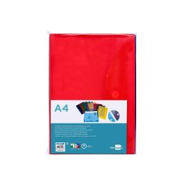 Carpeta Liderpapel Dossier A4 Cierre De Velcro Colores Surtidos Pack 10+2 gratis