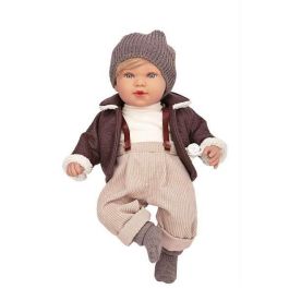 Muñecas Arias Muñeca Iria 45 cm Marron C/Mecanismo 14 Sonidos Magnetico Try Me