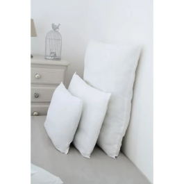 Domiva Almohada de Microfibra SOFT NID 40x60 cm - Blanco - Funda y Relleno 100% Poliéster