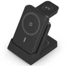 Aisens ASCH-15W4WC064-BK – Base de carga inalámbrica 4 en 1 para móvil, Apple Watch y auriculares con estuche de carga 15W Negro Precio: 28.49999999. SKU: B147V929M8