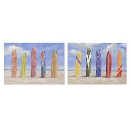 Cuadro Atlantico DKD Home Decor Multicolor 3 x 70 x 100 cm (2 Unidades)