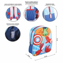 CERDÁ Mochila 3D luces Los Vengadores Avengers Marvel 31cm