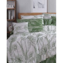 Aucune ASI8684282608578 Juego de cama - Funda nórdica 220x240 cm y 2 fundas almohada 60x60 cm - 100% algodón reforzado - Blanco