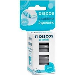 Carchivo Estuche 11 Discos 30 mm Plástico Gris para Cuaderno Ingeniox Precio: 3.50000002. SKU: B1JKDVYFTA