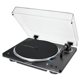 Audio-Technica AT-LP70XBTBS Tocadiscos Automático con Bluetooth, Tracción por Correa, 33 1/3 y 45 RPM, Color Negro/Plata, Incluye Fono-Preamplificador Integrado Precio: 316.3545. SKU: B1GMXJGKYA