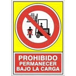 DUVER 536 Señal de Seguridad Adhesiva 148X105'' Prohibido Permanecer Bajo la Carga Precio: 1.79000019. SKU: B1DMWAT3K5
