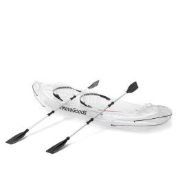 Kayak Hinchable Transparente con Accesorios Paros InnovaGoods 312 cm 2 plazas Kayak Hinchable Transparente con Accesorios Paros InnovaGoods 312 cm 2 plazas