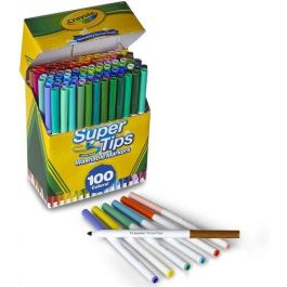 Crayola Rotuladores Súper Punta Lavables, Set de 100 unidades. Aptos para niños de 3 años en adelante. Medidas: 14,5x8,5x18 cm Precio: 21.78999944. SKU: S2403349