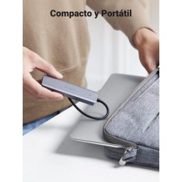 Ugreen 70336 Hub USB-C a 4 Puertos USB 3.0 Super Velocidad 5 Gbps para MacBook Air/Pro, iPad Pro/Air, PC, PS5, Smart TV