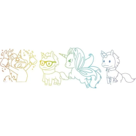 Asmodee Unstable Unicorns Juego de mesa a partir de 8 años 2-8 jugadores 30-60 minutos Idioma francés