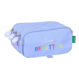 Portatodo Triple Benetton Lila Lila 21,5 x 10 x 8 cm Precio: 9.9499994. SKU: B1G7T32REV