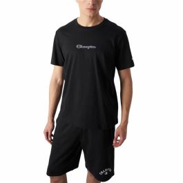 Camiseta de Manga Corta Hombre Champion Champion SS Negro