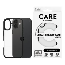 PanzerGlass CASE FLAGSHIP URBAN COMBAT Funda Transparente con Marco Negro para iPhone 16, Protección Resistente a Rayones y Golpes, Certificado MIL-STD-810H Precio: 34.78999986. SKU: B1CF74TESQ