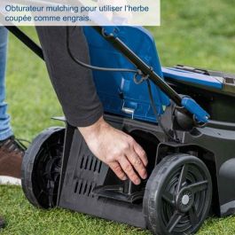 Cortacésped de batería SCHEPPACH BC-MP380-X - 20V IXES - ancho de corte 38 cm - Mulching - sin batería ni cargador Cortacésped de batería SCHEPPACH BC-MP380-X - 20V IXES - ancho de corte 38 cm - Mulching - sin batería ni cargador