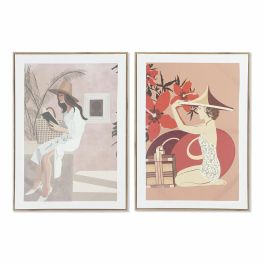Cuadro Scandi DKD Home Decor Granate Multicolor 3 x 70 x 50 cm (2 Unidades) Precio: 21.42426. SKU: B1326XS6WG