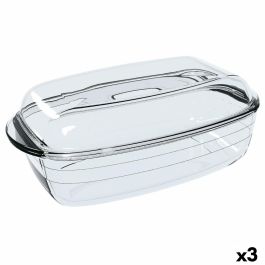 Molde para Horno Ô Cuisine Rectangular Con Tapa 37,5 x 22,5 x 10,6 cm Transparente (3 Unidades) Precio: 63.78999968. SKU: S2706952