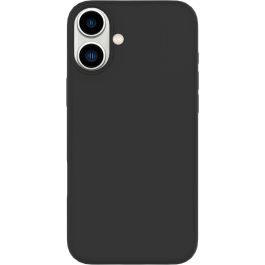 eSTUFF iPhone 16 INFINITE RIGA Silicone Cover - Black - 93% recycled material