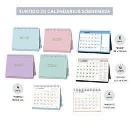 Calendario (2026) Senfort Sobremesa/Magnetico Mensual Surtido De 20 Calendario (2026) Senfort Sobremesa/Magnetico Mensual Surtido De 20 Precio: 108.49999941. SKU: B1E9C9RKBL