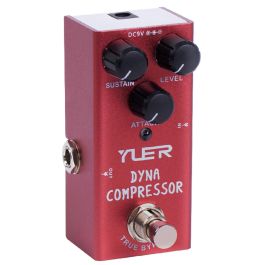 YUER Dyna Compressor Efecto Compresor Clásico Bajo Ruido True Bypass Carcasa Aleación Aluminio Precio: 25.4999998. SKU: B1AK49XBDG
