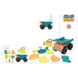 Camión de playa 26 cm con accesorios de playa color beach