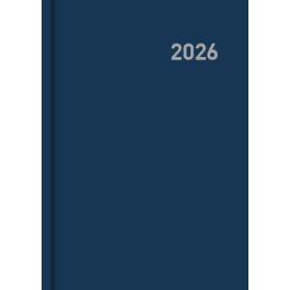 Ingraf 356422 Agenda 2026 Paris D/P catalán 15x21 cm Blanco ecológico 80 grs Tapa rígida Azul Marino