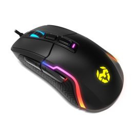 Krom NXKROMKICK Ratón Gaming Kick con Sensor Óptico PixArt 3327 hasta 12000 DPI, Iluminación RGB Rainbow y 7 Botones Personalizables Krom NXKROMKICK Ratón Gaming Kick con Sensor Óptico PixArt 3327 hasta 12000 DPI, Iluminación RGB Rainbow y 7 Botones Personalizables