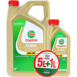 Castrol 057356 Aceite de Motor EDGE 5W-30 LL 6L Precio: 90.49999948. SKU: B18739Z27C