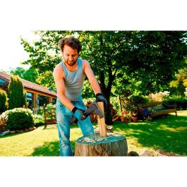 Gardena Hacha universal 1000a 08714-48 para cortar troncos pequeños, cuchilla fina y ancha, mango ergonómico fibra de vidrio, 13x45cm