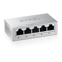 Zyxel GS-105BV5 Switch Mini 5 Puertos Gigabit Ethernet RJ-45 10/100/1000 Mbps con Soporte Automático MDI/MDIX y QoS