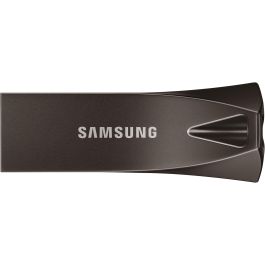 Samsung MUF-256BE4/APC Pendrive USB 3.1 Gen 1 256GB BAR Plus Titan Gray, 400 MB/s Lectura, Cuerpo Metálico, Duradero