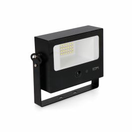 Edm Foco Proyector Solar Auto Basculante 7W 700lm 6500K Negro con Sensor de Movimiento