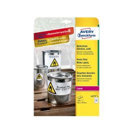 Avery Etiquetas Extra Resistentes 99,1x139 mm Láser 4 X 8H Poliéster Blanco