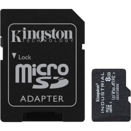 Kingston Tarjeta Industrial MicroHC 8GB 100MB/s con Adaptador