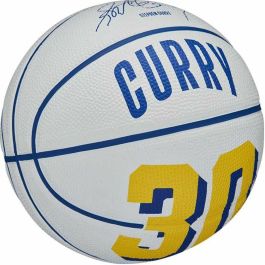 Balón de Baloncesto Wilson Player Icon Mini Curry Blanco (Talla 3) Balón de Baloncesto Wilson Player Icon Mini Curry Blanco (Talla 3)