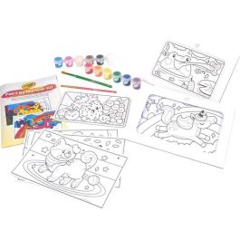 Kit de pintura por números CRAYOLA - 6 plantillas de pintura - A partir de 5 años Kit de pintura por números CRAYOLA - 6 plantillas de pintura - A partir de 5 años