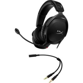 HyperX Cloud Stinger 2 Auriculares Gaming con Cable para PC, Sonido Espacial DTS Headphone:X, Ligeros y Cómodos, Negro