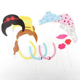 Accesorios Princesa para Fotos Divertidas (pack de 12) Accesorios Princesa para Fotos Divertidas (pack de 12)