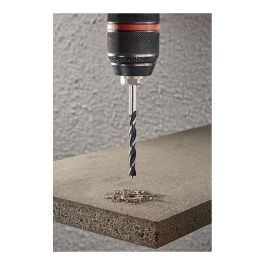 Wolfcraft Juego de 6 Brocas Espiral para Madera Ø3-10mm