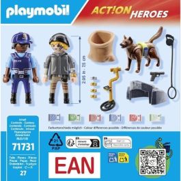 Búsqueda Policial Action Heroes 71731 Playmobil Búsqueda Policial Action Heroes 71731 Playmobil