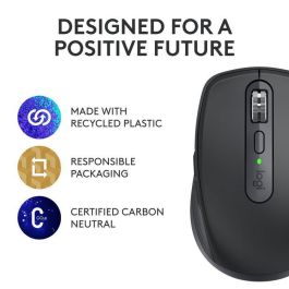 Logitech 910-006929 Ratón Inalámbrico Bluetooth MX Anywhere 3S - 8000 DPI, Darkfield, Clics Discretos, Recargable, Grafito Logitech 910-006929 Ratón Inalámbrico Bluetooth MX Anywhere 3S - 8000 DPI, Darkfield, Clics Discretos, Recargable, Grafito
