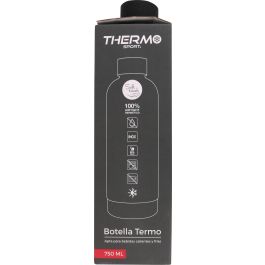 Botella Termo Soft Touch 750 ml Blac Thermosport (6 Unidades) Botella Termo Soft Touch 750 ml Blac Thermosport (6 Unidades)