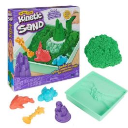 Spin Master Arena Mágica Kinetic Sand 6067800 Set Incluye 450gr Arena, Moldes, Herramientas y Bandeja para Niños +3 Años