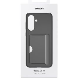 Samsung Carcasa trasera con tarjetero para Galaxy A36 5G, color negro