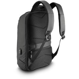 Sharkoon Mochila Negro 16 Litros - Poliéster Resistente al Agua con 7 Compartimentos y Compartimento para Tablet