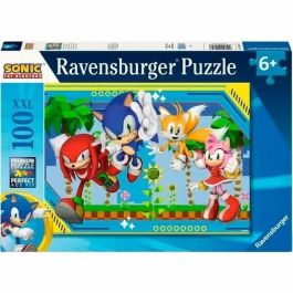 Ravensburger-Puzzle 100 piezas XXl - Knuckles, Sonic, Tails y Amy / Sonic-4005555011347-A partir de 6 años Precio: 25.7900005. SKU: B12YA8FL7Z