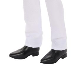 Barbie HRH25 Muñeco Ken Fashionistas rubio, estilo Western con camisa azul índigo, pantalones blancos y botines negros Barbie HRH25 Muñeco Ken Fashionistas rubio, estilo Western con camisa azul índigo, pantalones blancos y botines negros