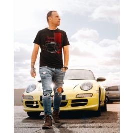 Radikal Revolution RKPGQ104XL Camiseta Negra Talla XL German Perfection Diseño Porsche 911 Automovilismo. Homenaje a un Icono Alemán. Precio: 29.6899999. SKU: B1JV4J9GLZ