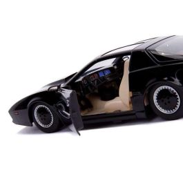 Coche de metal fantástico kitt con luz escala 1:24 30x15x11 cm Coche de metal fantástico kitt con luz escala 1:24 30x15x11 cm