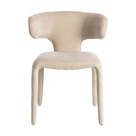 Silla Taupe Tejido 58 X 55 X 76 cm
