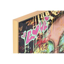 Cuadro Moderno DKD Home Decor Multicolor Negro 4 x 82 x 82 cm (2 Unidades) Cuadro Moderno DKD Home Decor Multicolor Negro 4 x 82 x 82 cm (2 Unidades)